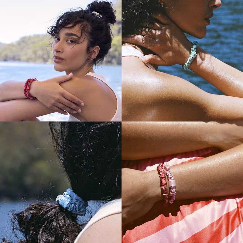 Slip Silk Skinny Scrunchies - Set Of 6 image number 2